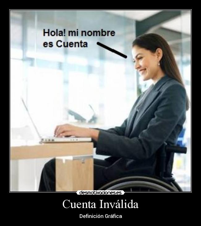 Cuenta Inválida - Definición Gráfica