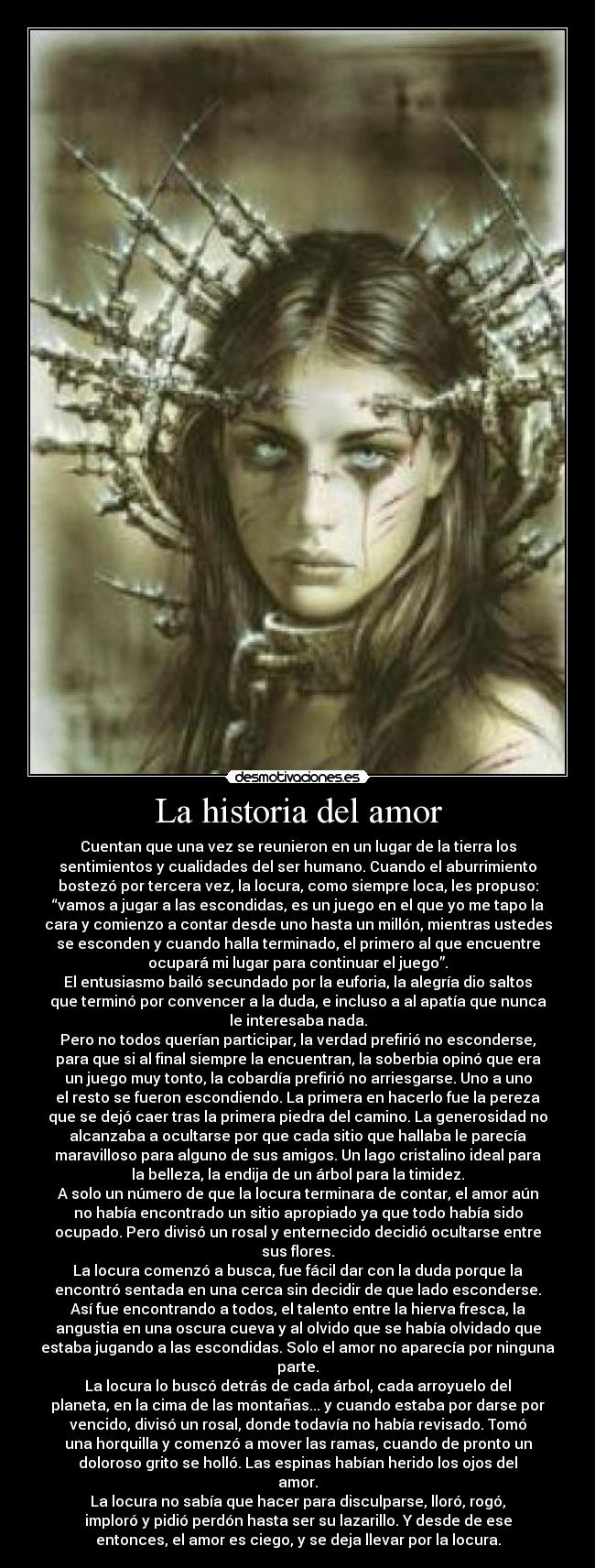 carteles historia amor historia del amor desmotivaciones