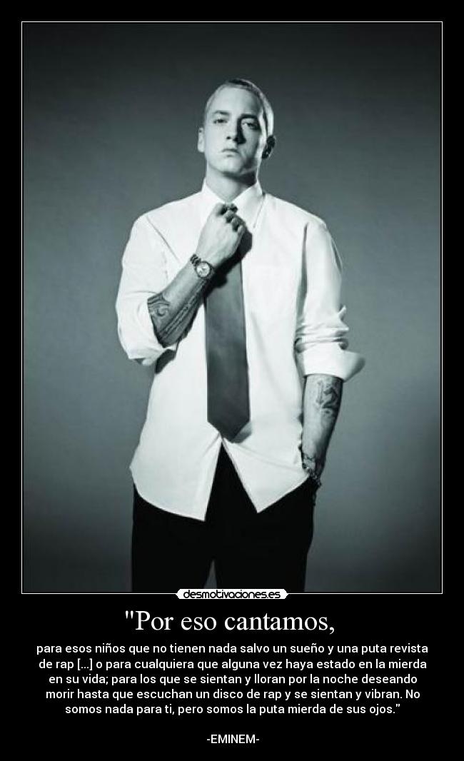 carteles eminem rap desmotivaciones