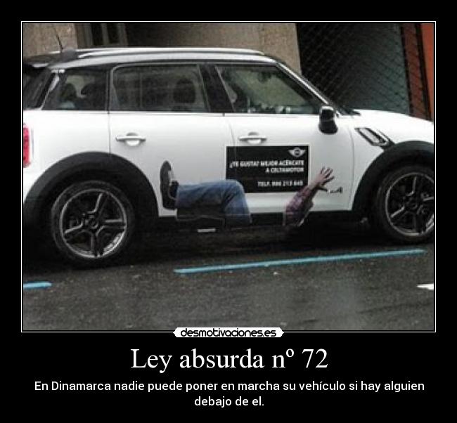 Ley absurda nº 72 -