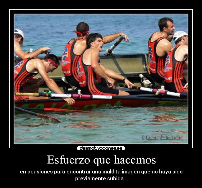 Esfuerzo que hacemos - 