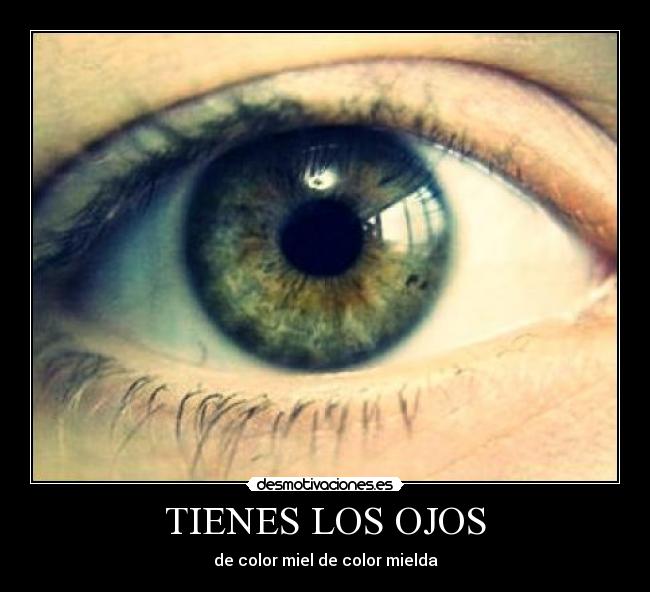TIENES LOS OJOS -