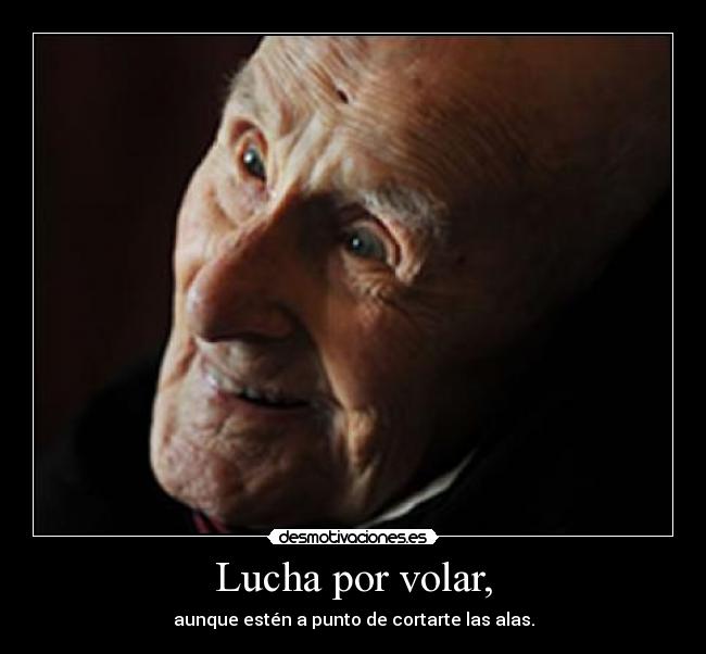 Lucha por volar, -