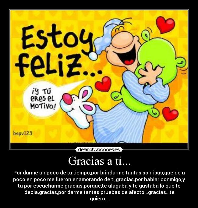 Gracias a ti... -