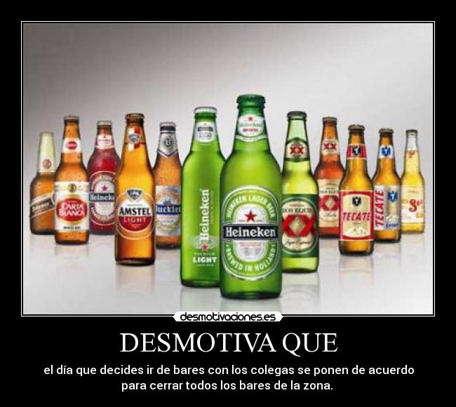 DESMOTIVA QUE -