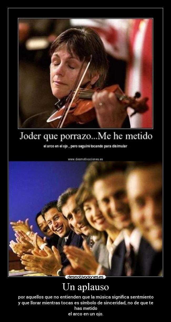 Un aplauso -
