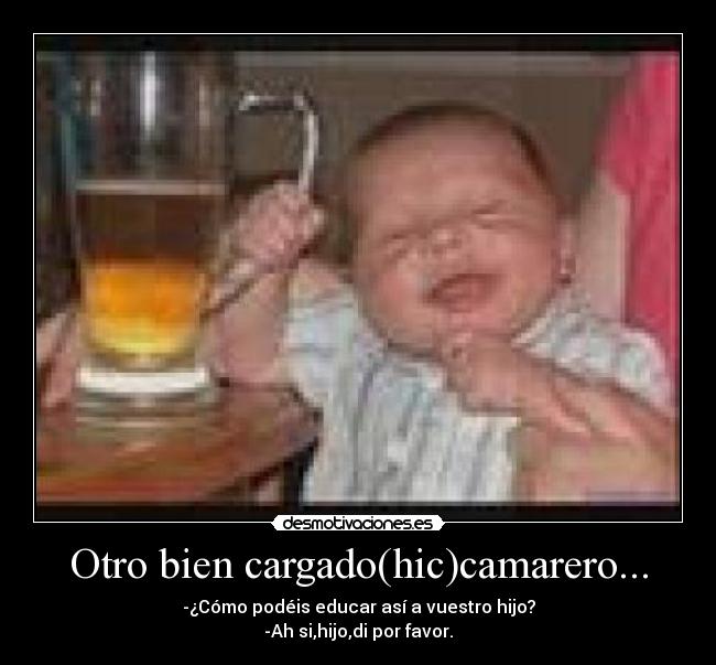 carteles camarero desmotivaciones