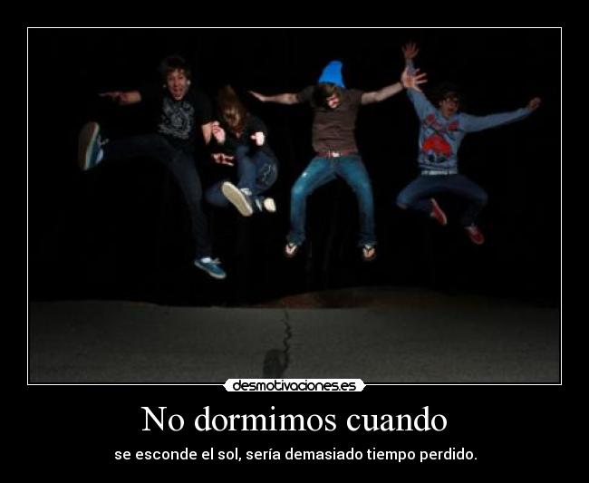 No dormimos cuando - 