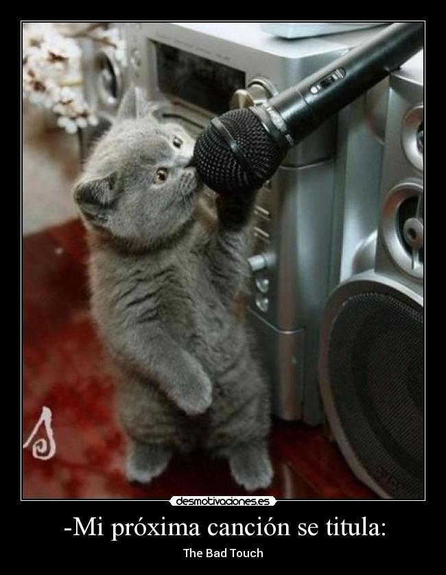 -Mi próxima canción se titula: -