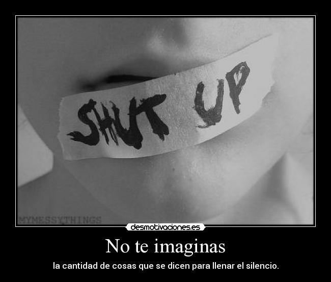 No te imaginas -