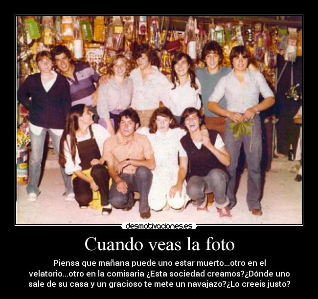 Cuando veas la foto -