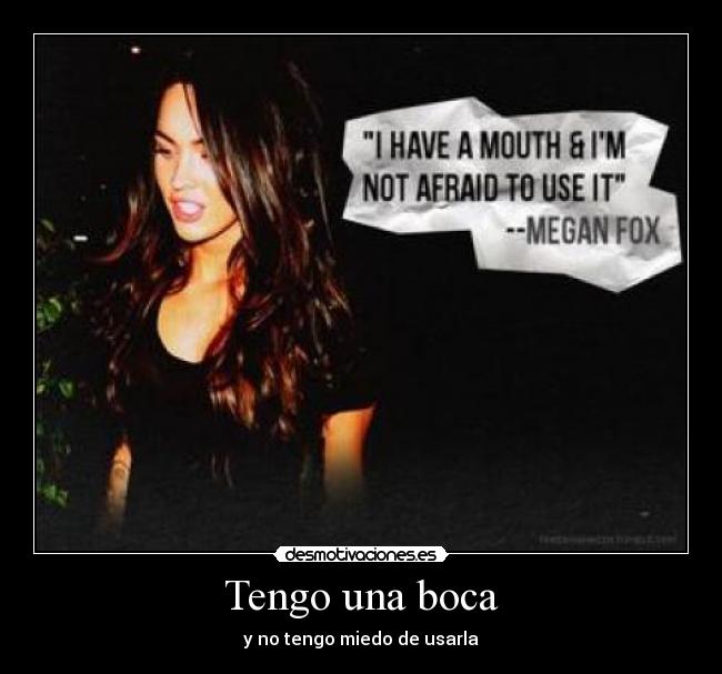 Tengo una boca - 