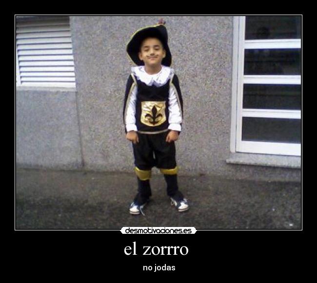 el zorrro - no jodas