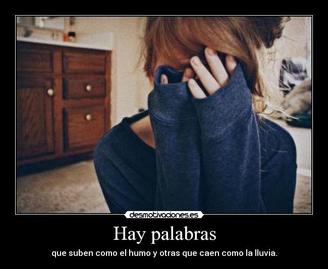Hay palabras -