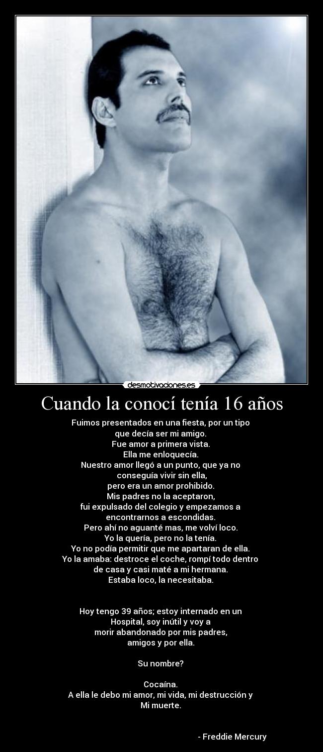 Cuando la conocí tenía 16 años -