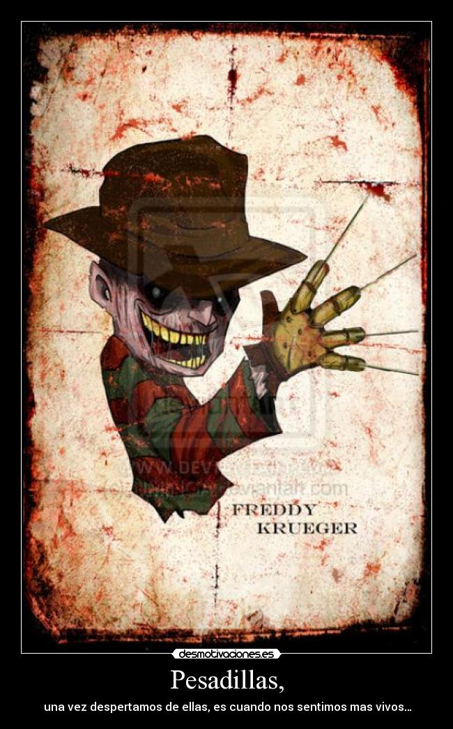 Pesadillas, -