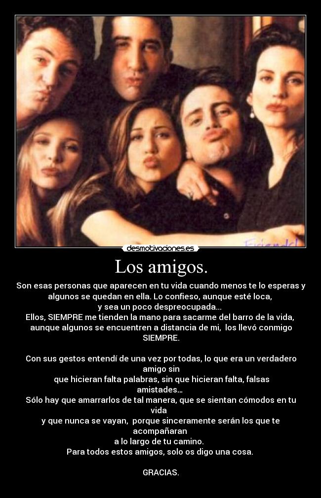 Los amigos. - 