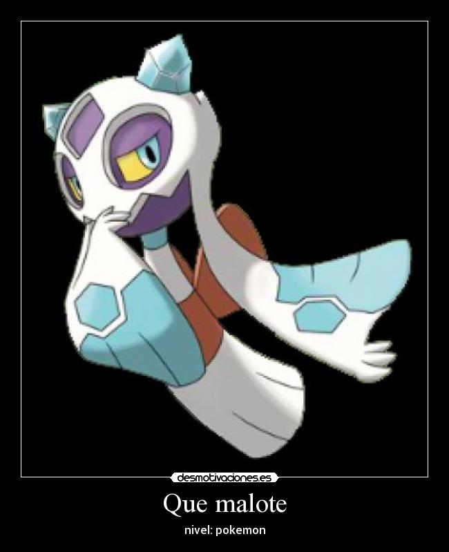 Que malote - nivel: pokemon