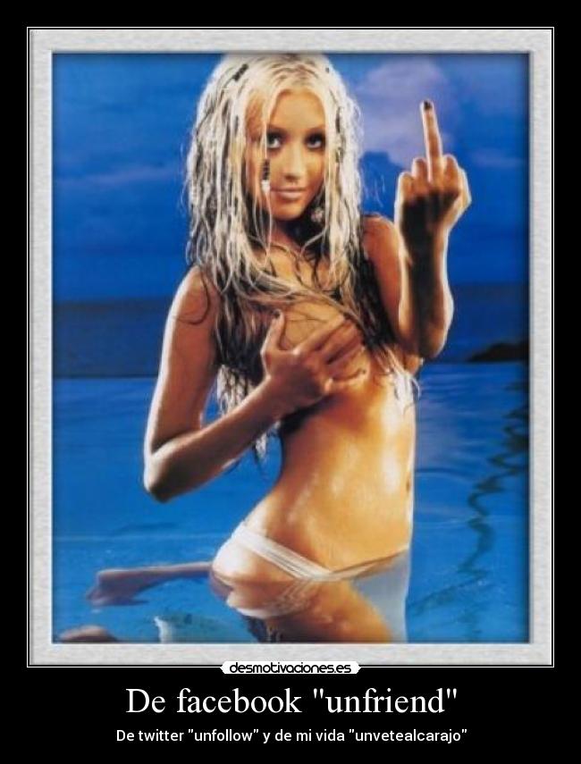 De facebook unfriend - 
