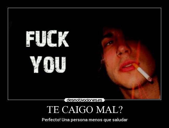 TE CAIGO MAL? -