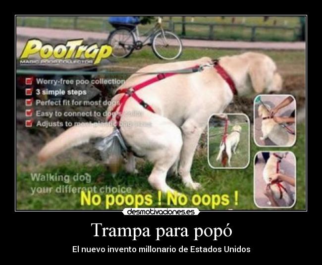Trampa para popó - El nuevo invento millonario de Estados Unidos