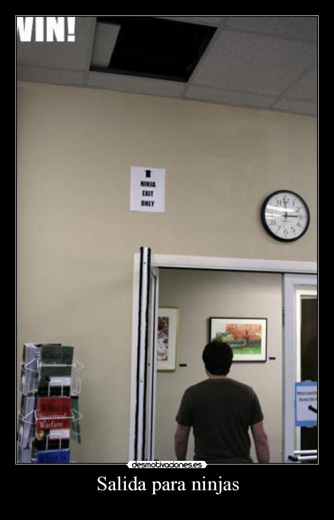 Salida para ninjas -