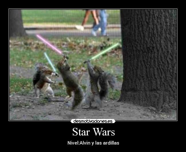 Star Wars - Nivel:Alvin y las ardillas