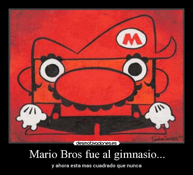 Mario Bros fue al gimnasio... - 