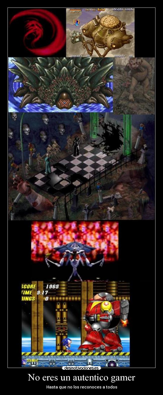 No eres un autentico gamer - Hasta que no los reconoces a todos