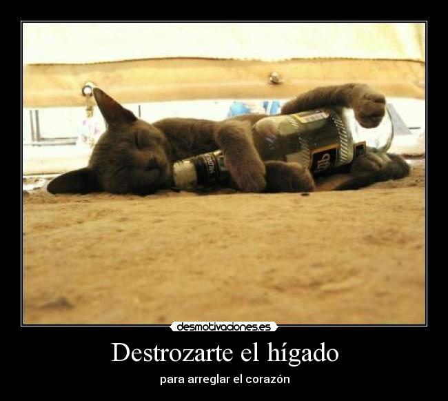 Destrozarte el hígado - para arreglar el corazón