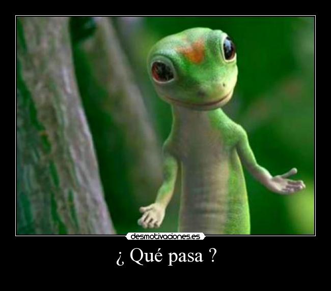 ¿ Qué pasa ? - 