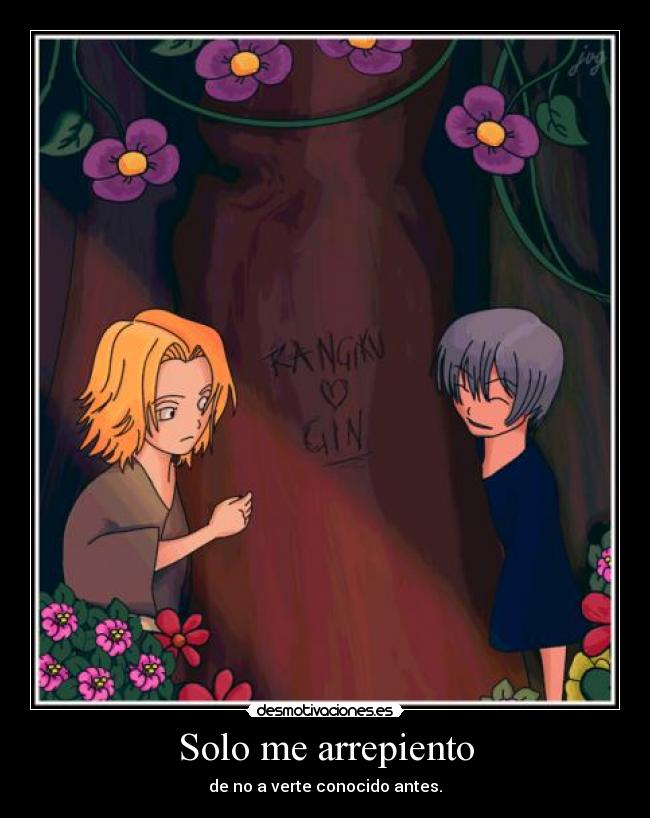 Solo me arrepiento - 