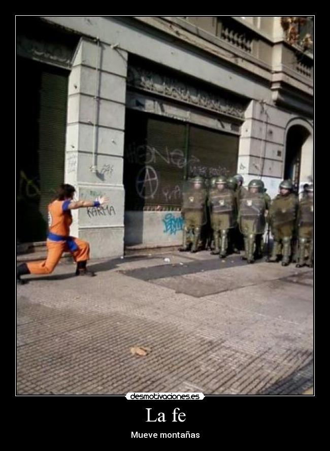 La fe - Mueve montañas