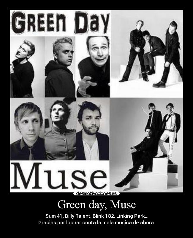 Green day, Muse - 