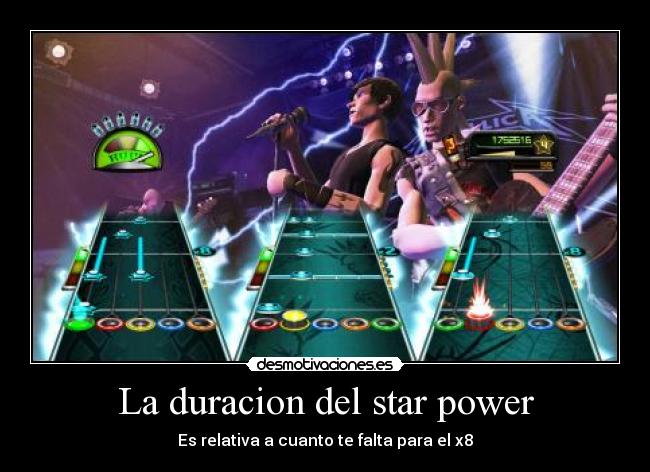 La duracion del star power - Es relativa a cuanto te falta para el x8