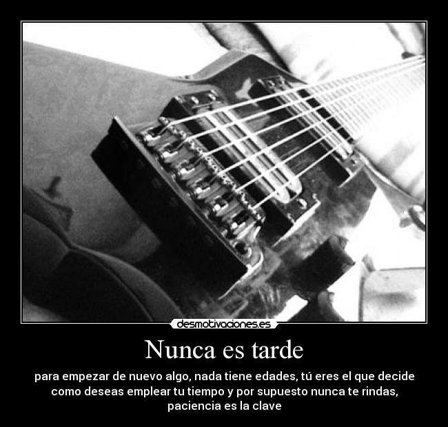 Nunca es tarde - 