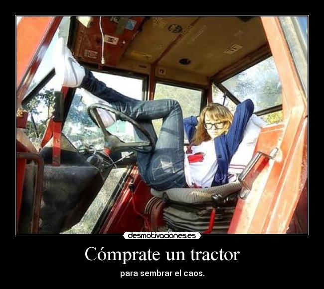 Cómprate un tractor -