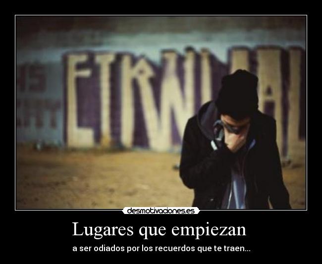 Lugares que empiezan -