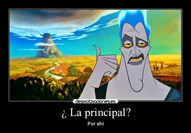 ¿ La principal? - 