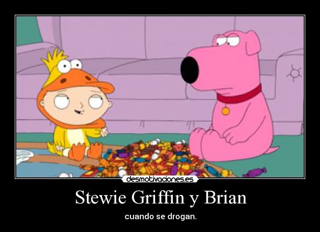 Stewie Griffin y Brian -