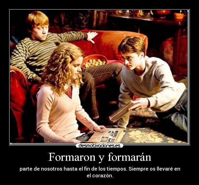 Formaron y formarán -