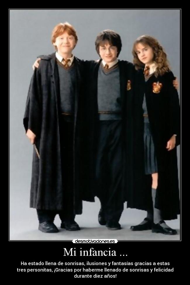 carteles infancia harry potter desmotivaciones