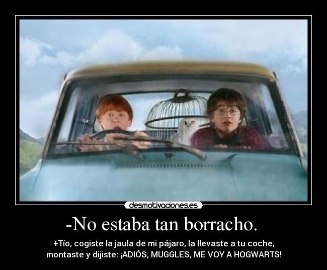 -No estaba tan borracho.  - 