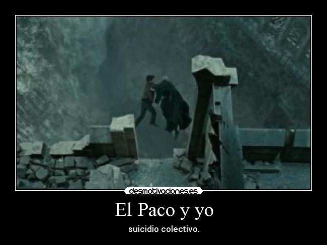 El Paco y yo - suicidio colectivo.