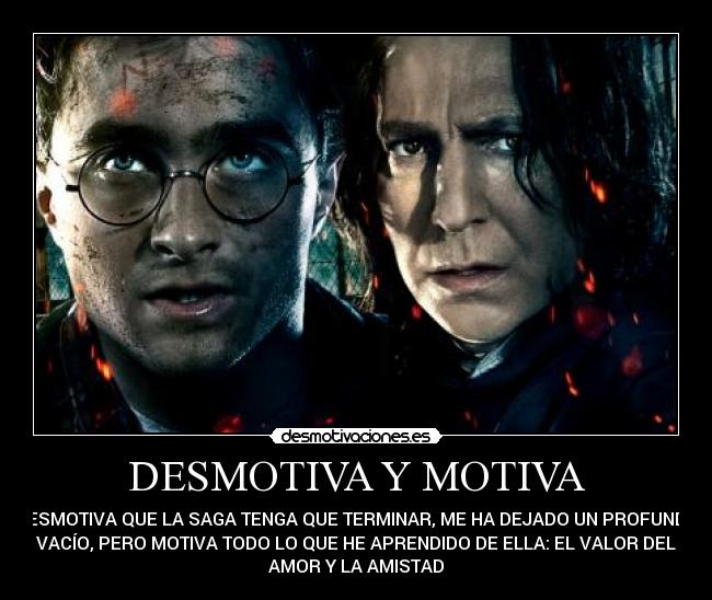 DESMOTIVA Y MOTIVA -