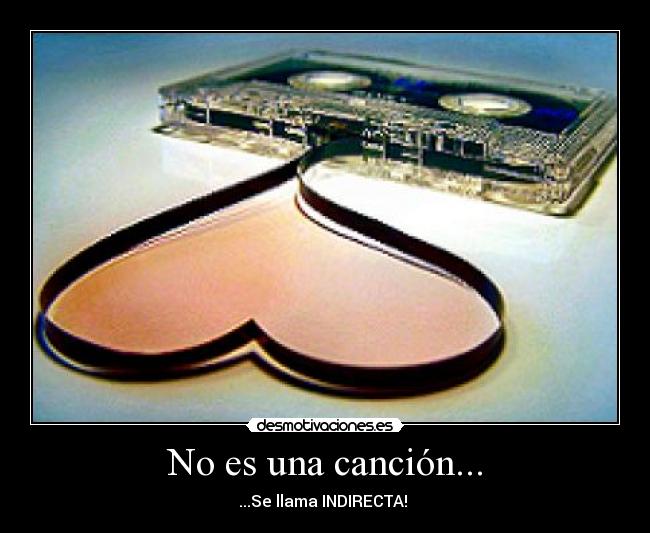 No es una canción... - 