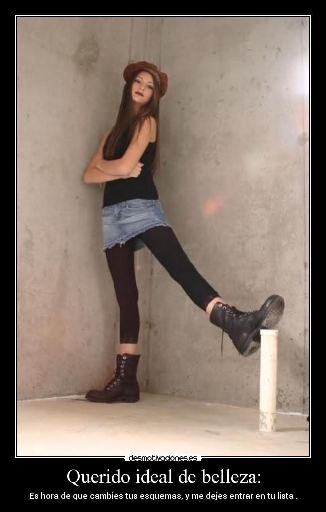 Querido ideal de belleza: - 