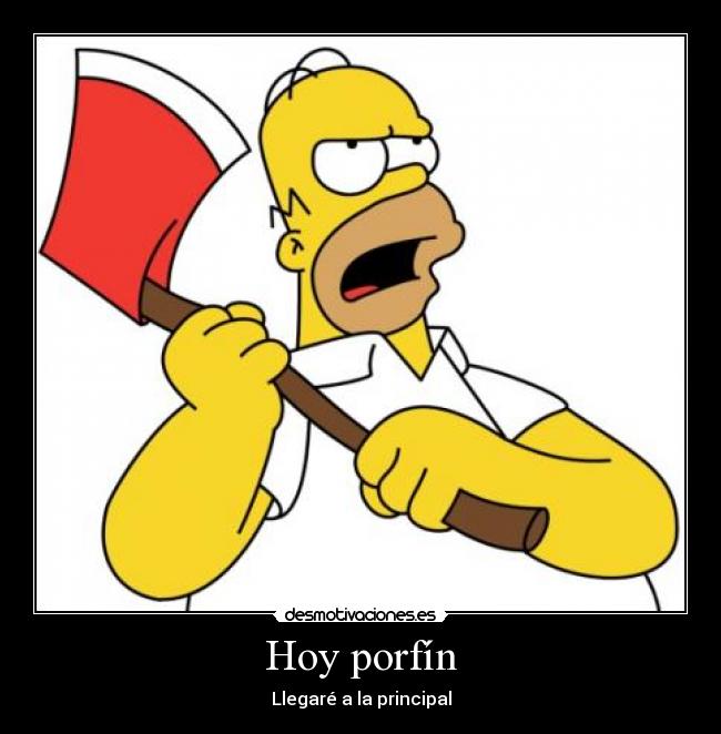Hoy porfín -