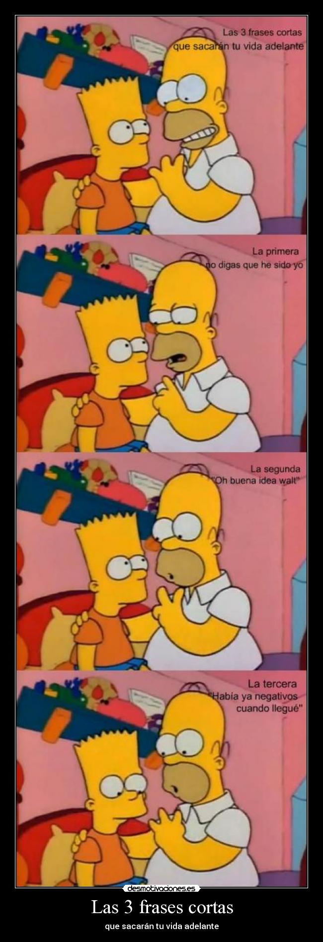 Las 3 frases cortas -