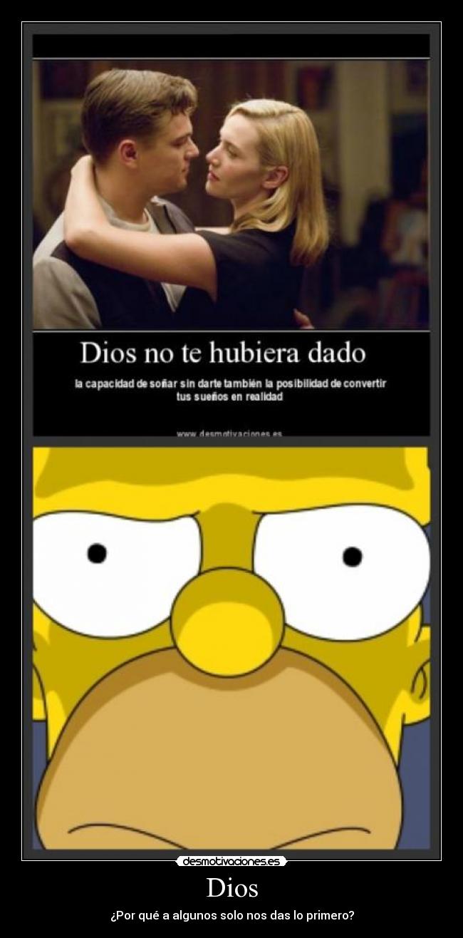 carteles dios dios primero pareja desmotivaciones